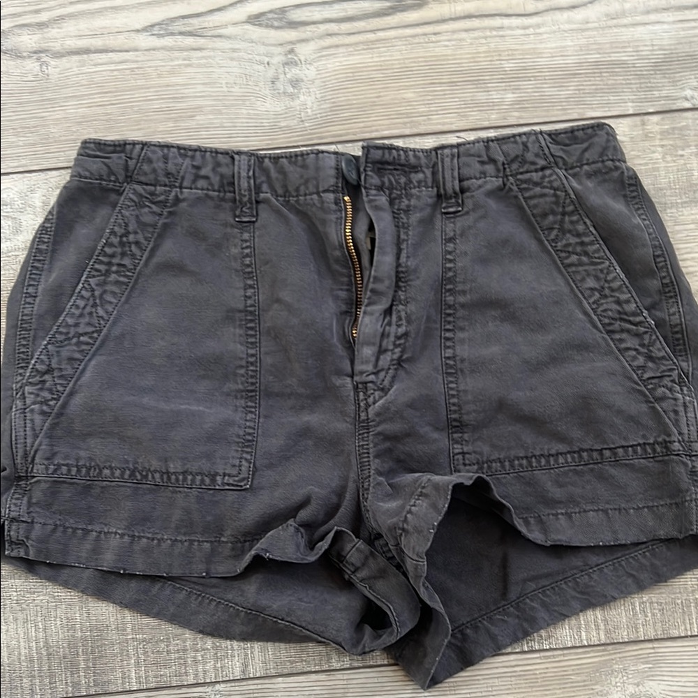 Aerie Black Cargo Shorts